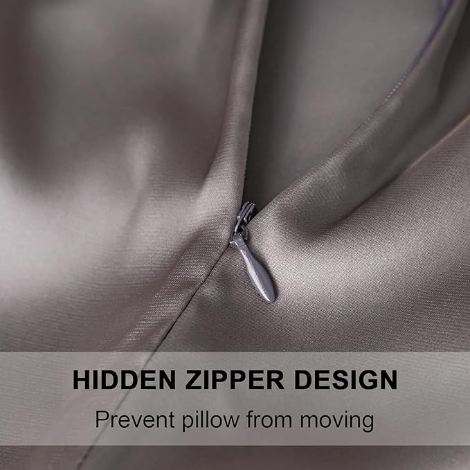 Mulberry Silk Pillowcase for Hair and Skin, Queen Size Cooling Silk Pillow Case - Image 2