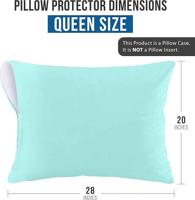 Utopia Bedding Premium 100% Waterproof Pillow Protectors - Image 2