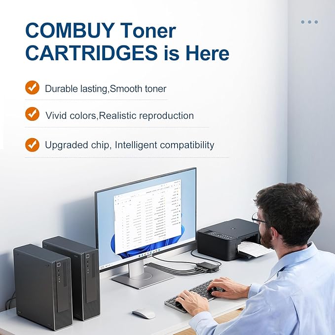 069H Toner Cartridge Set 4 Pack High Yield Replacement for Canon 069 069H Toner Cartridge Works for Canon Color imageCLASS MF753cdw MF751Cdw LBP674Cdw MF752Cdw LBP673Cdw Printer (B/C/M/Y)-DeskoryOffice