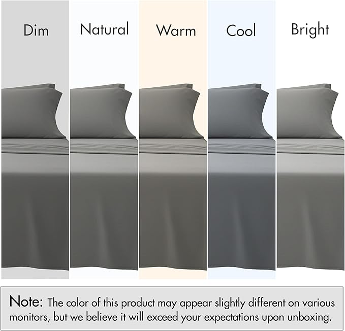 RUVANTI 100% Cotton Sheets – Full Size Percale Bedding, Cooling & Breathable - Image 7
