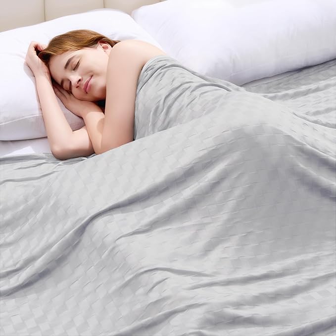 Topcee Cooling Blanket Queen Size- 90"x90" Summer Cooling Throw Blanket by Topcee%E2%80%94ForYourGoodSleep