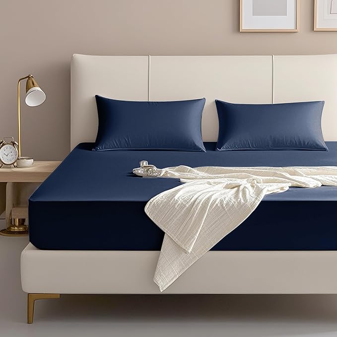 FreshCulture Twin Fitted Sheet Only – Premium Hotel-Quality Fitted Sheet - Image 2
