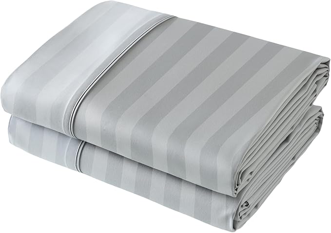 Flat Sheet Only 2 Pack, Queen Size 400 Thread Count 100% Egyptian Cotton Flat by ShunjieHome