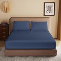 100% Egyptian Cotton Fitted Sheet CK Size, 600 Thread Count, Soft & Elastic by ZaizaiHome