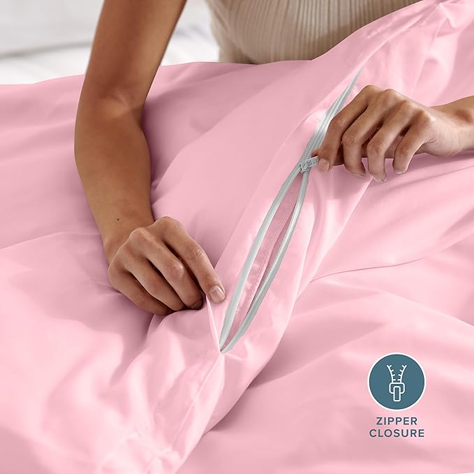 Bare Home Bedding Duvet Cover Queen Size - Image 6