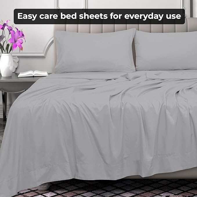 Royale Linens Queen Flat Sheet - Image 6
