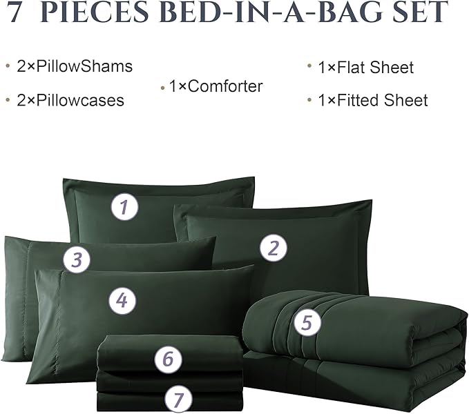 Monbix Queen Comforter Set - Image 8