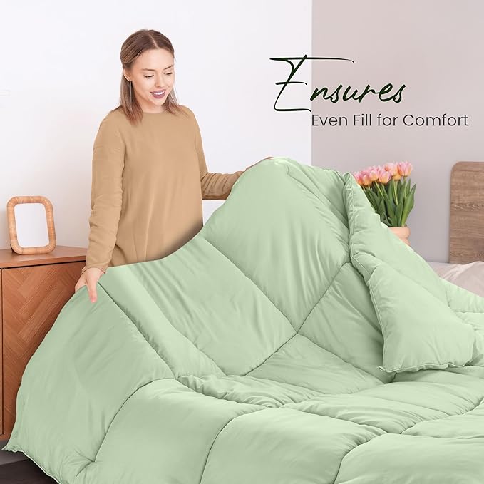 Utopia Bedding Comforters Queen Size, All Season Duvet Insert, Down Alternative - Image 4