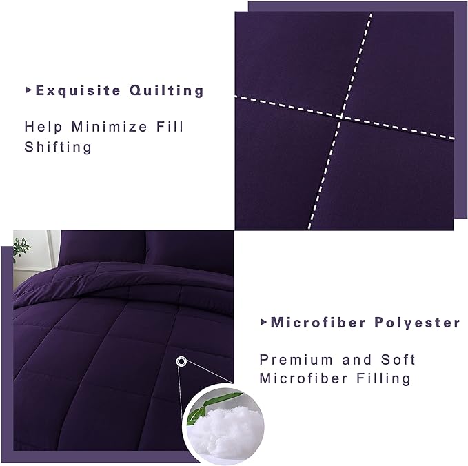 DOWNCOOL Queen Comforter Set -All Season Bedding Comforters Sets - Image 4