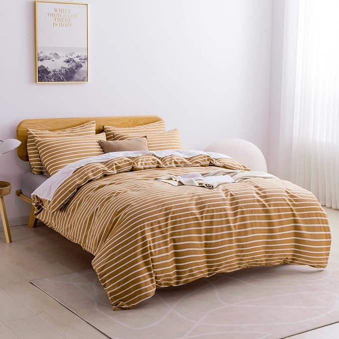 JELLYMONI Twin Duvet Cover Set, Cotton Duvet Cover 2 Pieces - Image 2