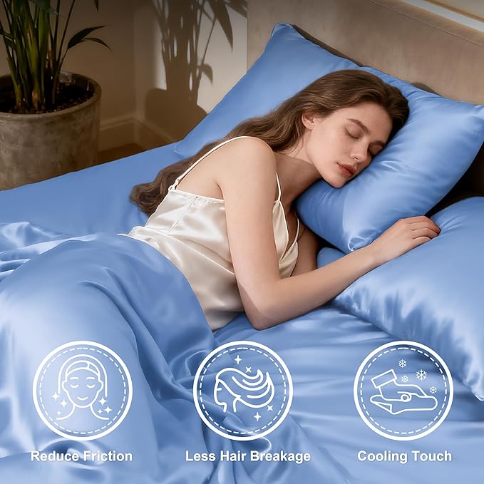 Love's cabin Satin Sheet Set - Image 3