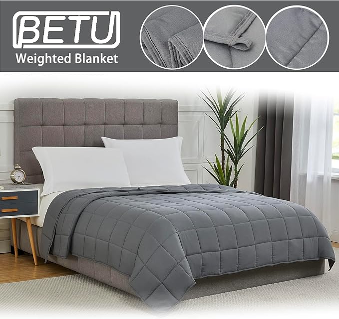 Weighted Blanket for Adults 20lbs, King Size Cooling Heavy Throw Blanket for - Image 6