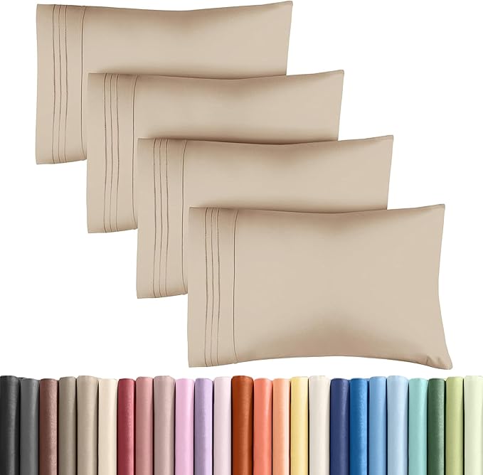 Queen Pillow Cases Set of 4 by CGKUnlimited