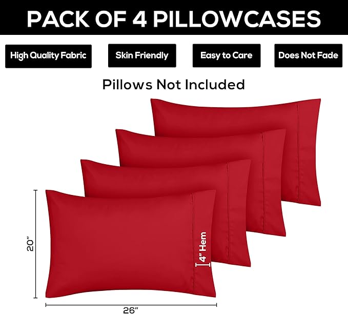 Utopia Bedding Standard Pillow Cases - Image 3