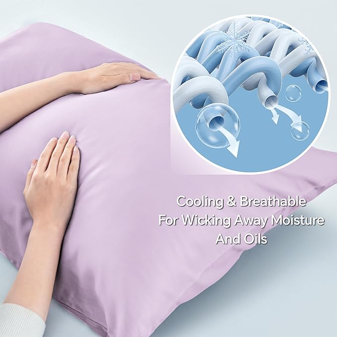 BEDELITE Pillow Cases Standard Size Set of 2, Rayon Derived from Bamboo - Image 3