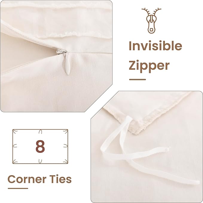 NEXHOME PRO Duvet Cover Full, Soft and Lightweight 100% Washed Microfiber - Image 7