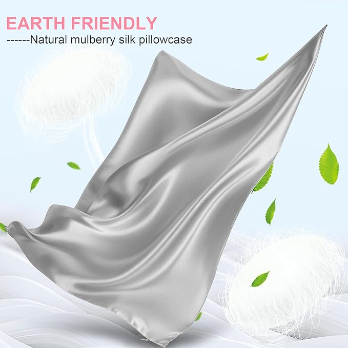 Silk Pillow Cases 2 Pack King Size - Image 2