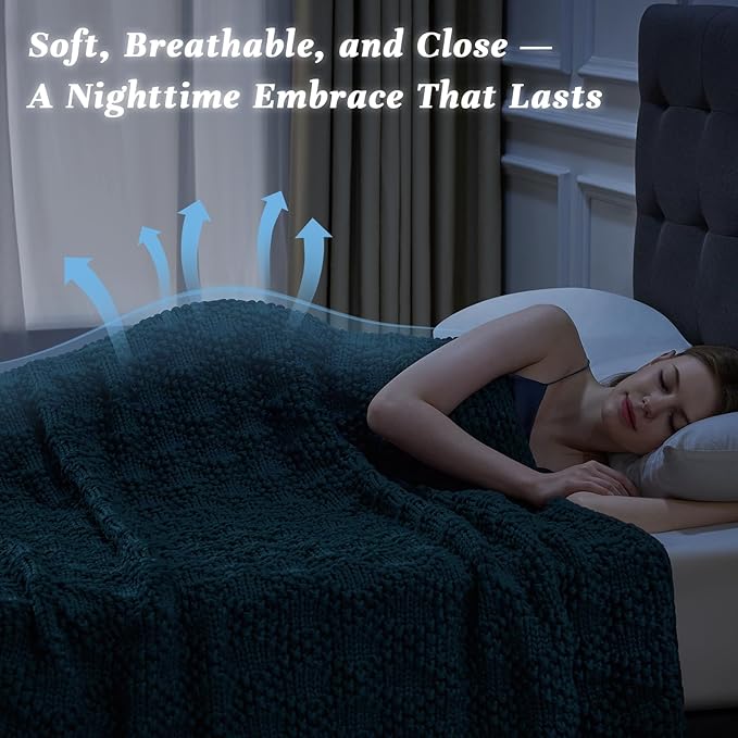 Anysay Knitted Weighted Blanket - Image 2