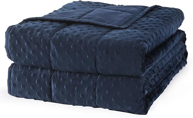 Mr. Sandman Weighted Blanket for Adults Queen Size 12 lbs, Soft Cooling Heavy by MrSandman