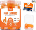 VOISEN 60 Pairs Foam Ear Plugs, Ear Plugs by VOISEN