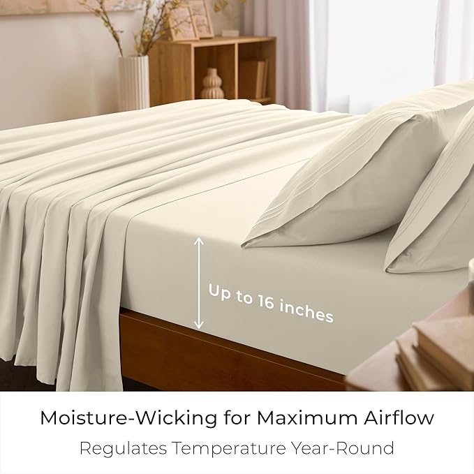 Mellanni California King Sheets Set - Image 4