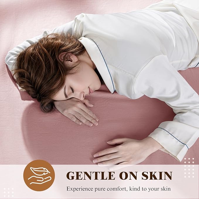 SONORO KATE 100% French Linen Fitted Sheet - Image 6