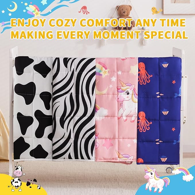 anfie Weighted Blanket Kids, Weighted Blanket Cooling Blanket - Image 7