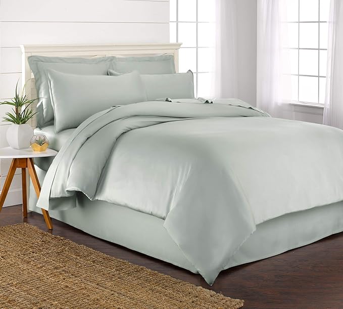 King Duvet Cover by Pure Bamboo, 3 Piece Set, Genuine 100% Organic Viscose by PureBamboo