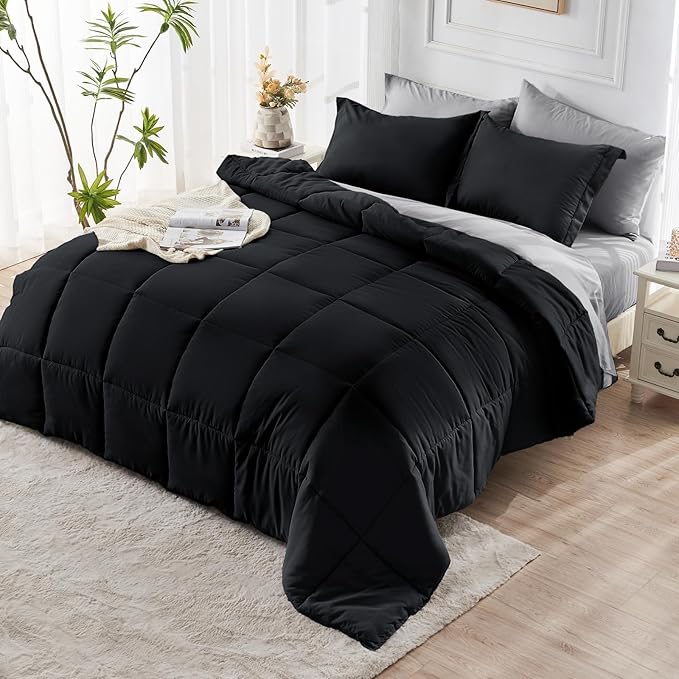 JOLLYVOGUE Queen Comforter Set, Ultra-Soft Bed in a Bag Queen Size 7 Pieces - Image 8
