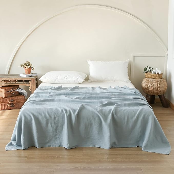 Simple&Opulence French Linen Flat Sheet by SimpleOpulence