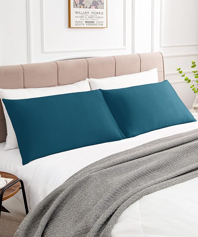 Warmstar Cotton Pillow Cases King Size Set of 2, 600 Thread Count Pillowcases - Image 2
