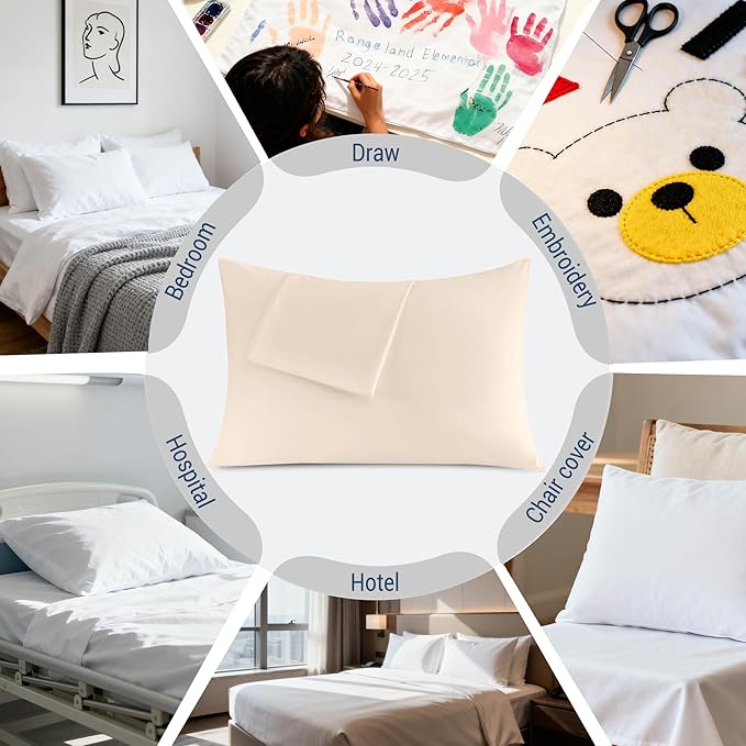 Pillowcases Standard 12 Pack, 20x26 Pillow Cases - Image 6