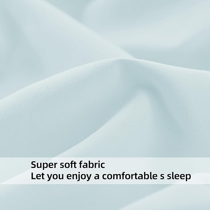 HBHLFZ Queen Fitted Sheet Only, Soft Breathable Bottom Sheet - Image 4