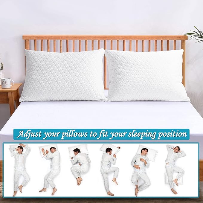 KEYOOHOME Shredded Memory Foam Pillows - Image 7