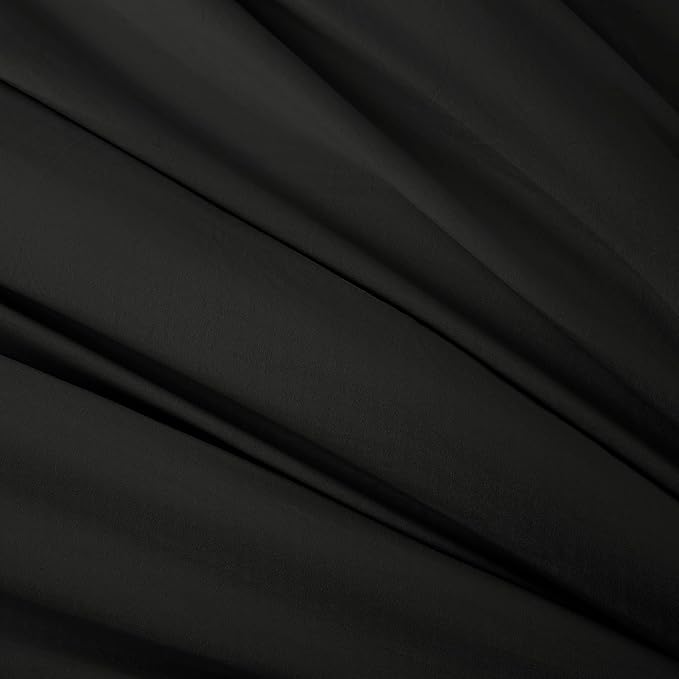 WRENSONGE Comforter Full Size, 3 Piece Black Soft Full Comforter Sets- Warm - Image 5