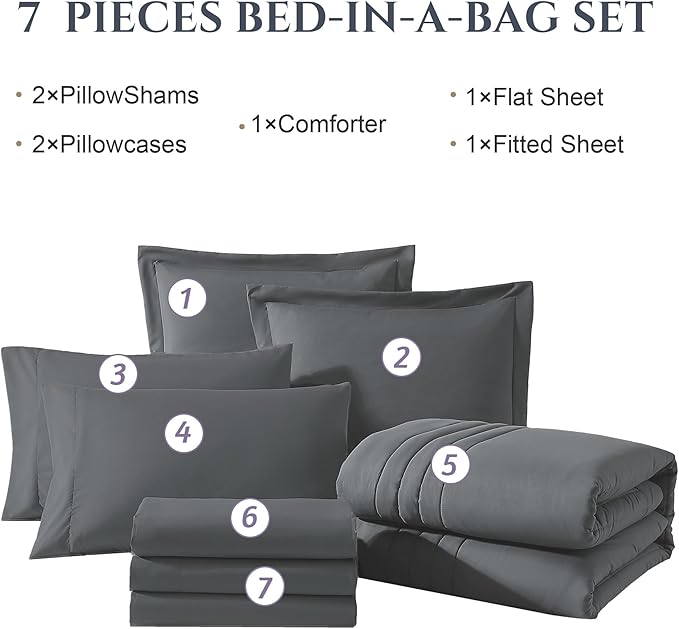 Monbix Super King Plus Size Comforter Set - Image 7