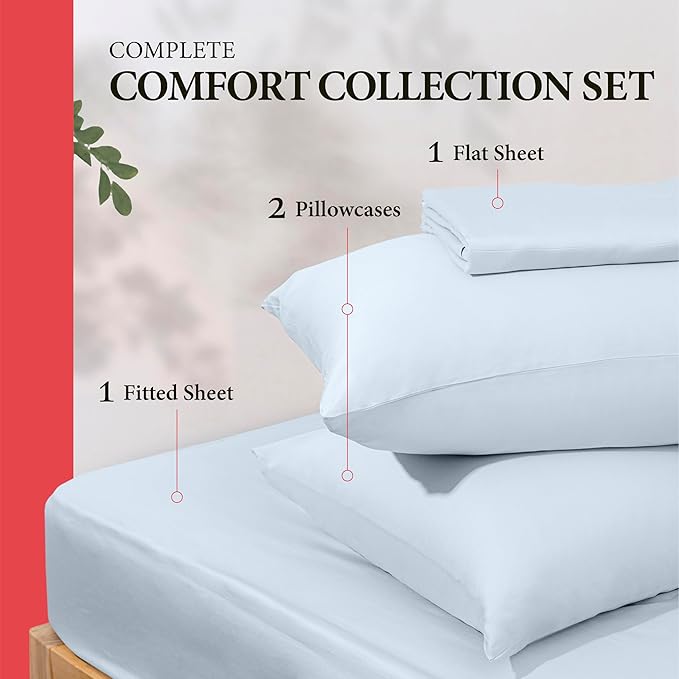 100% Egyptian Cotton California King Size Sheet Set - Image 3