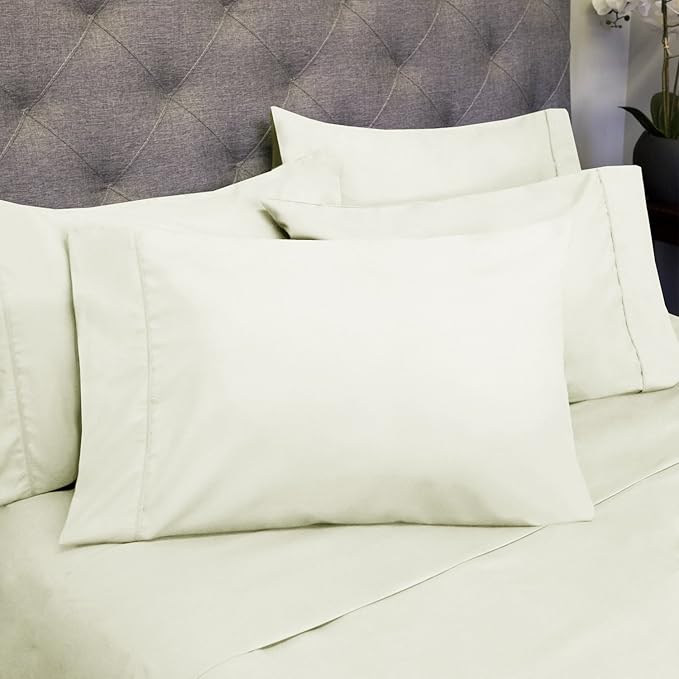 Queen Sheets Ivory - Image 8