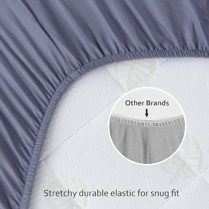 Biloban Crib Sheets Girl Fitted, 2 Pack Crib Sheet Fits - Image 6