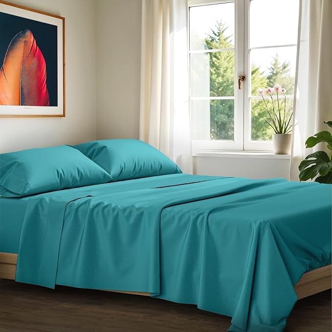 100% Egyptian Cotton Sheets California King Size by AshtonSheets