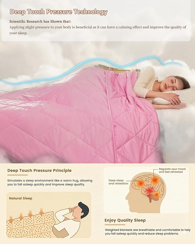 L'AGRATY King Size Weighted Blanket - Image 4