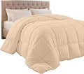 Utopia Bedding King Comforter Duvet Insert, Quilted Beige Comforter by UTOPIABEDDING