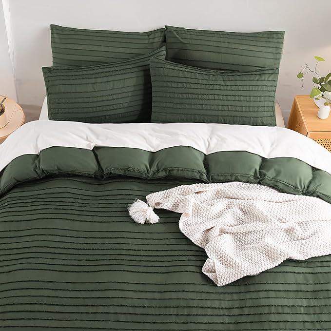 NEXHOME PRO Duvet Cover Full, 3 Pieces Boho Tufted Duvet Cover Set, Soft and - Image 7