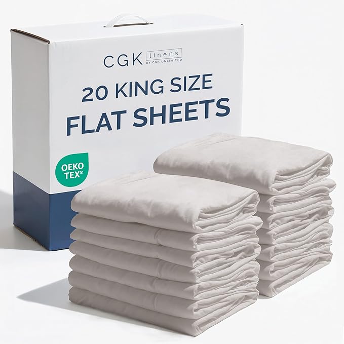 King Size Flat Sheets by CGKUnlimited