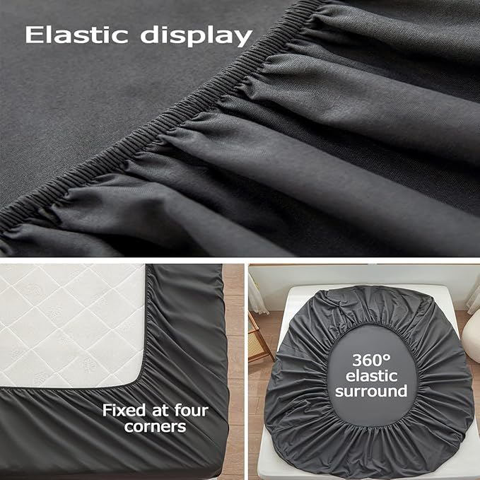 Bedding Full Size Fitted Sheet Only - Image 4