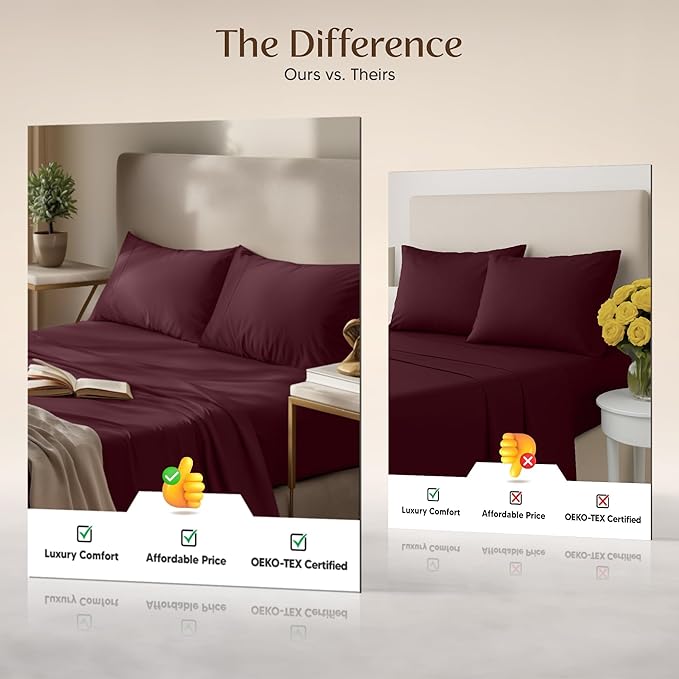 Utopia Bedding California King Size Sheet Set – 4 Piece Bed Sheets, Soft and - Image 6
