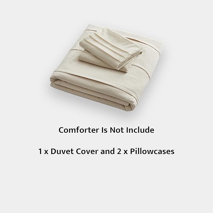 Oli Anderson Beige Duvet Cover King Size - Image 7