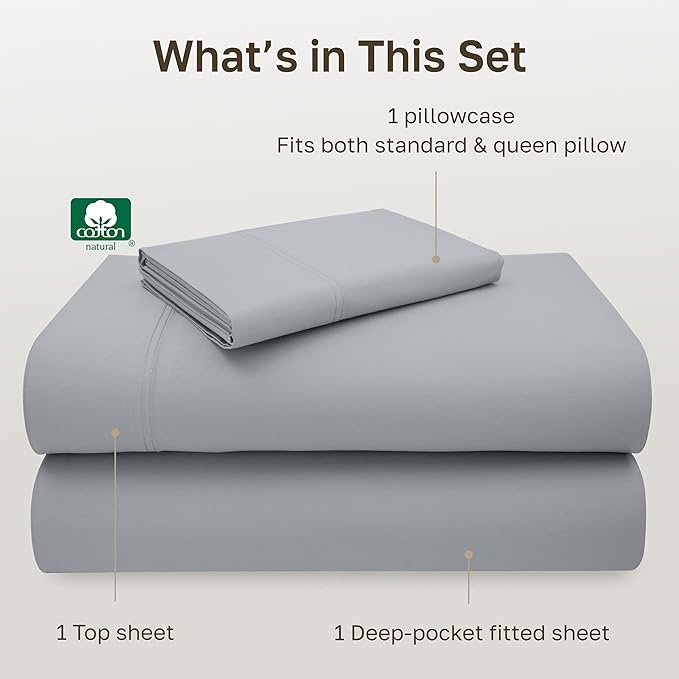 California Design Den Twin Sheet Set - Image 4