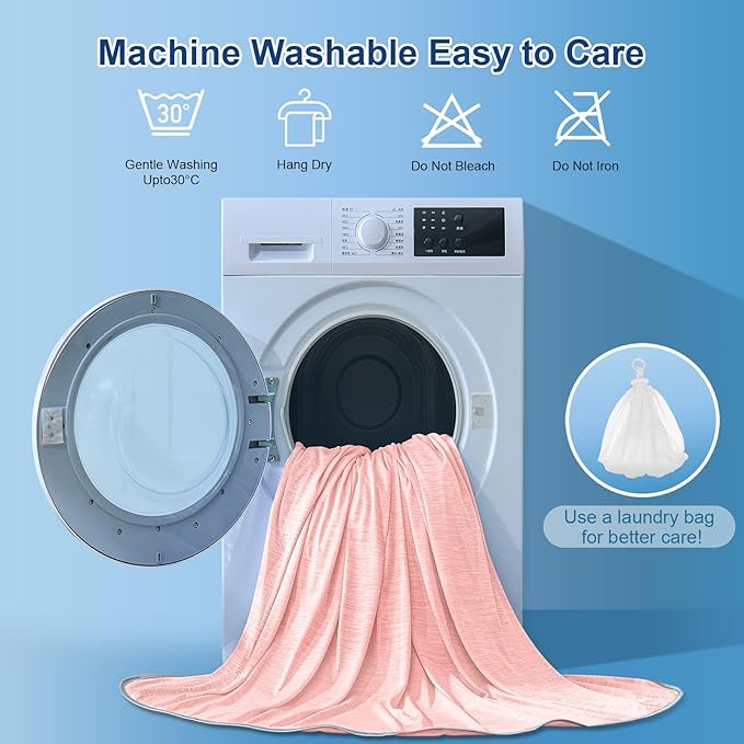 KMUSET Cooling Blanket King Size, Double Sided Summer Cooling Blankets - Image 7