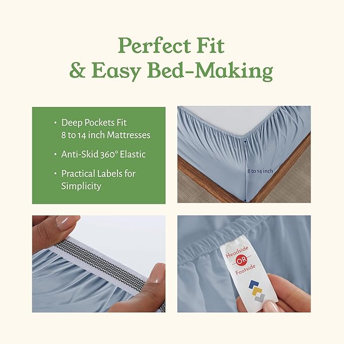 California Design Den Twin Size Sheets Set - Image 6